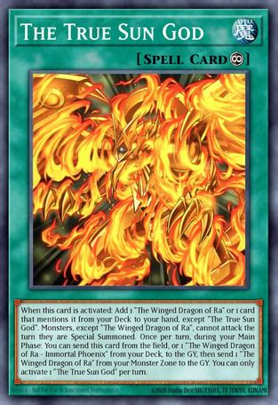 true sun god yugioh